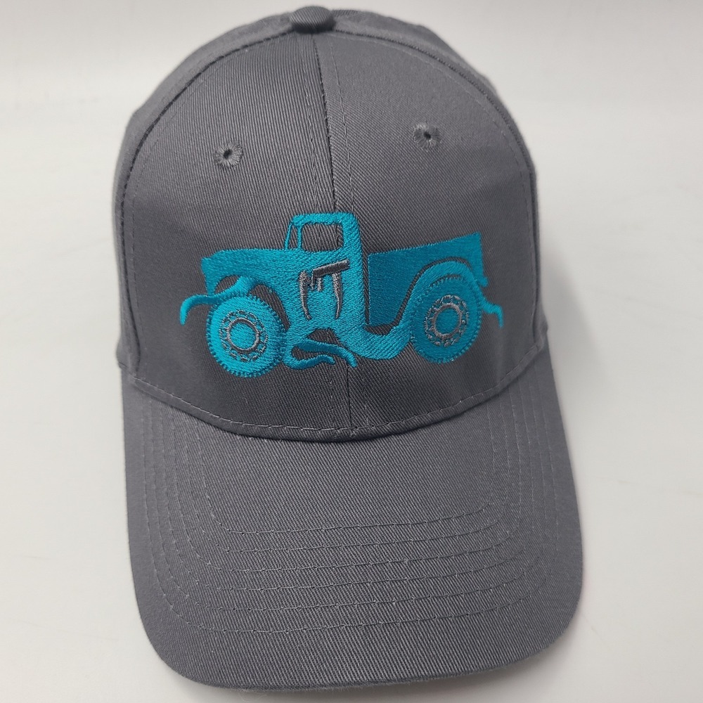 Youth Monster Trucks Movie Promo Hat Adjustable 2016 Action‎ Adventure Gray Blue